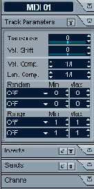  Track Parameters