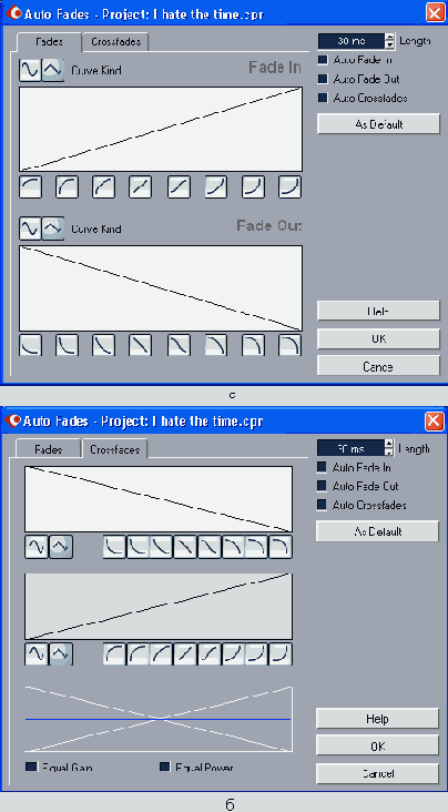   Auto Fades