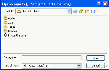   Open Project