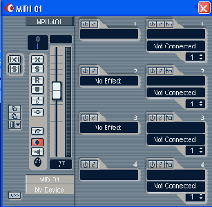  VST Channel Settings (   MIDI)