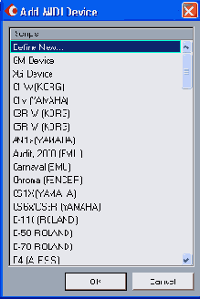   Add MIDI Device