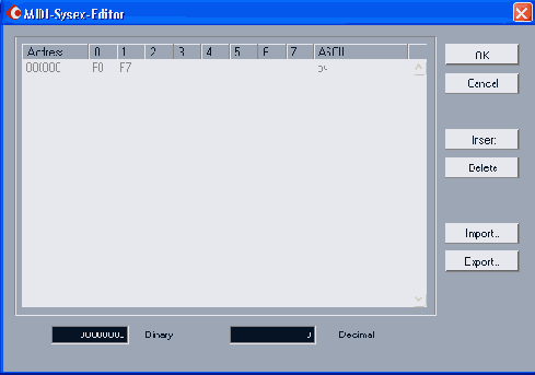  MIDISysexEditor