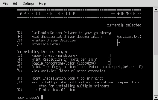 Установка Linux Red Hat 7.1