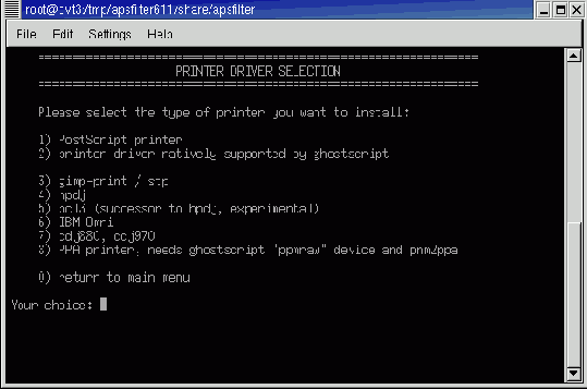 Установка Linux Red Hat 7.1