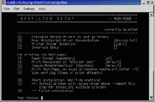Установка Linux Red Hat 7.1
