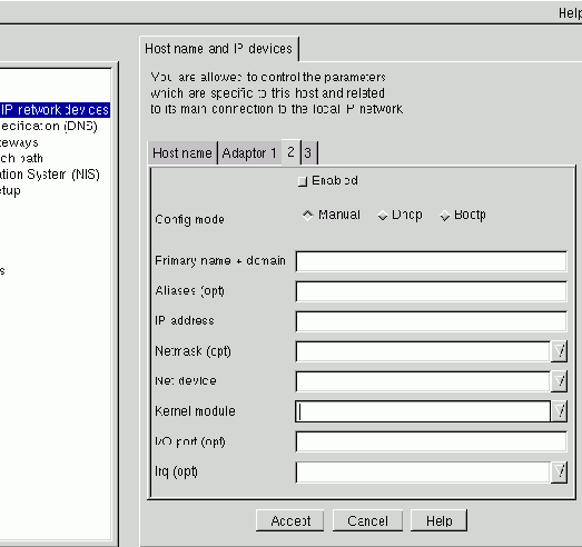 Установка Linux Red Hat 7.1
