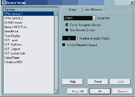  Device Setup