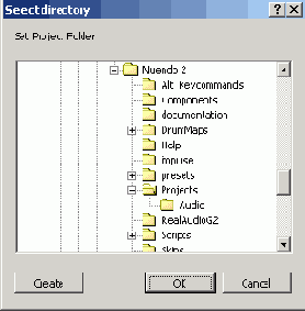  Set Project Folder
