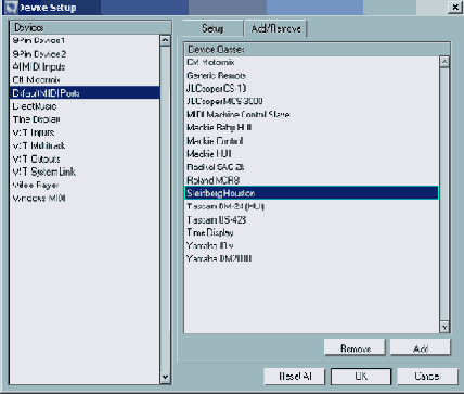  MIDI  Remote control device