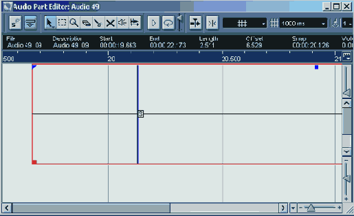     Audio Part Editor