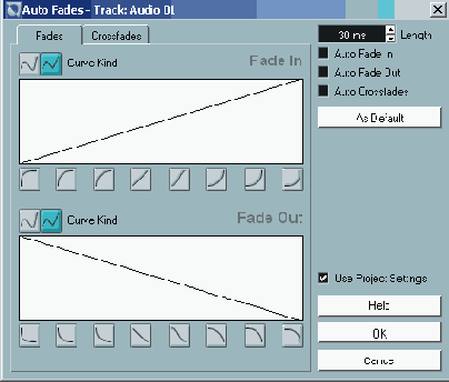  Auto Fades Track
