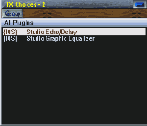 
 FX Pre Fader