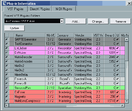   Plug-in Information