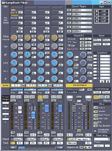 Samplitude Mixer